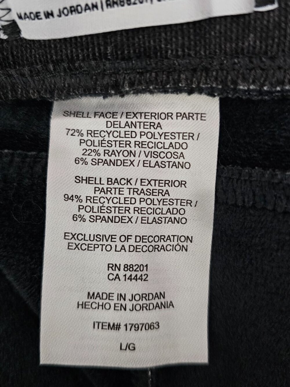 Mondetta Fleece-lined Joggers Pockets Relaxed Active Sweatpants New Gray Size L - Picture 4 of 8